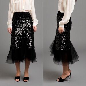 Le Superbe Benjamin 🖤Skirt • MSRP $495 • sz 2 NWT